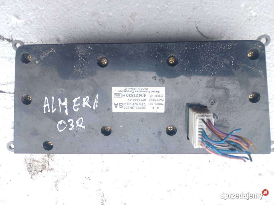 Panel Sterowania Nawiewu Nissan Almera Pozostałe