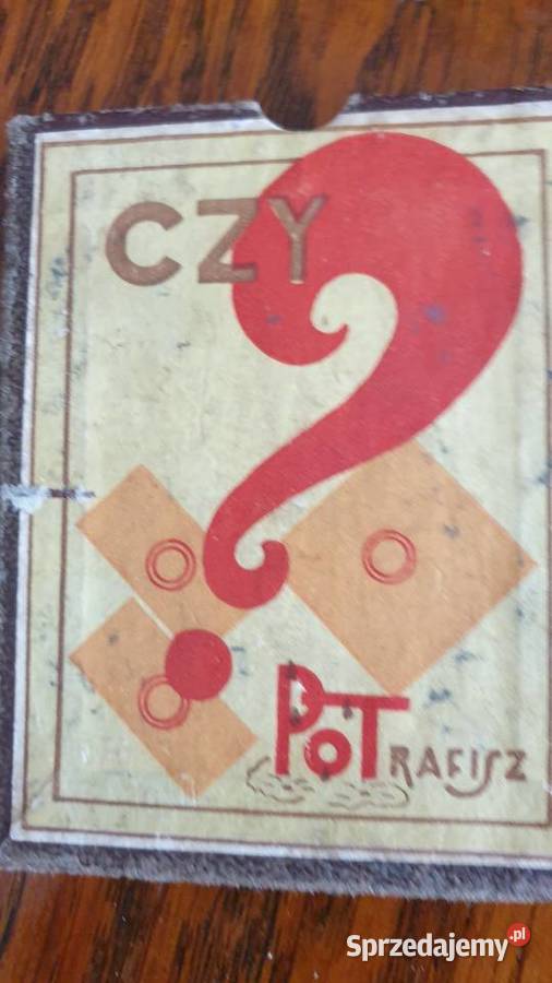 Miniaturowa gra układanka z kostek PRL Poznań