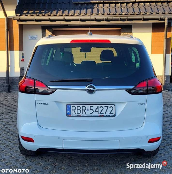 Opel Zafira Active przyciemniane szyby Blizne