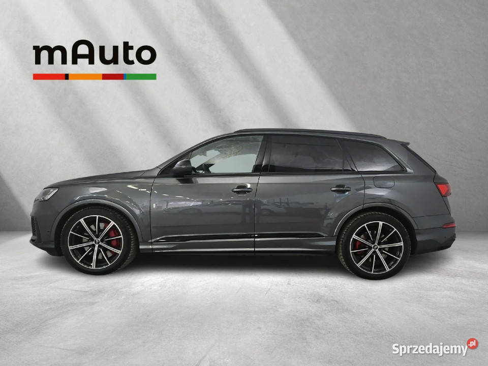 Audi Q7 60 TFSI e Quattro S Line Tiptr Z światła przeciwmgielne mazowieckie Warszawa