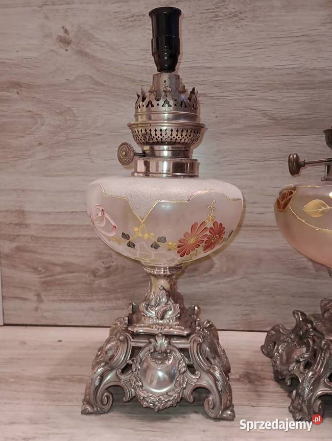 Lampa naftowa Depose 265 przerobiona na prąd Polska