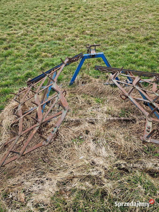 Brona traktorowa 4polowa składana wielkopolskie Głogowa
