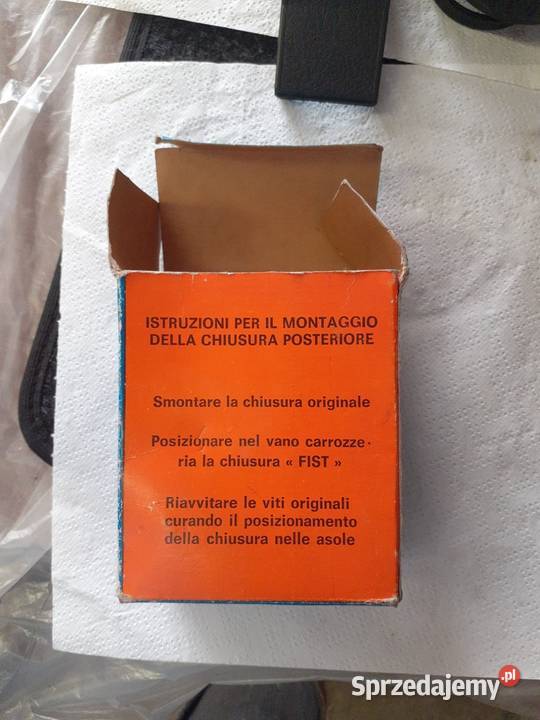 Fiat 126 silver black zestaw korek zamek klapy Godów