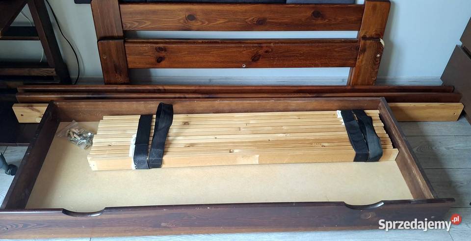 Rama łóżka stelaż drewno z szufladą 120x200 mazowieckie Pruszków
