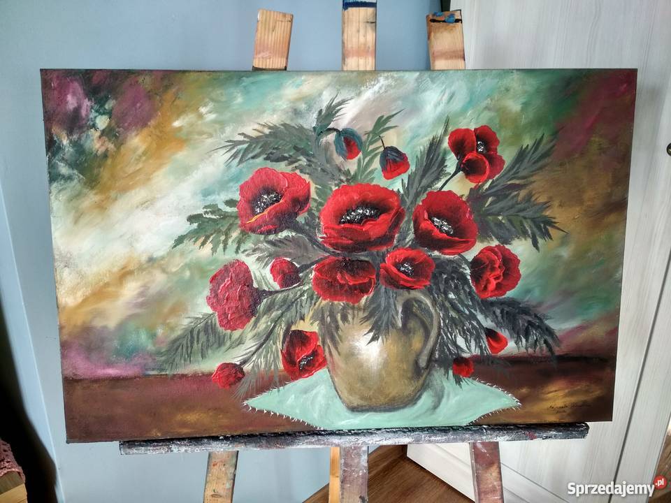Obraz Maki akryl prezent Mrągowo