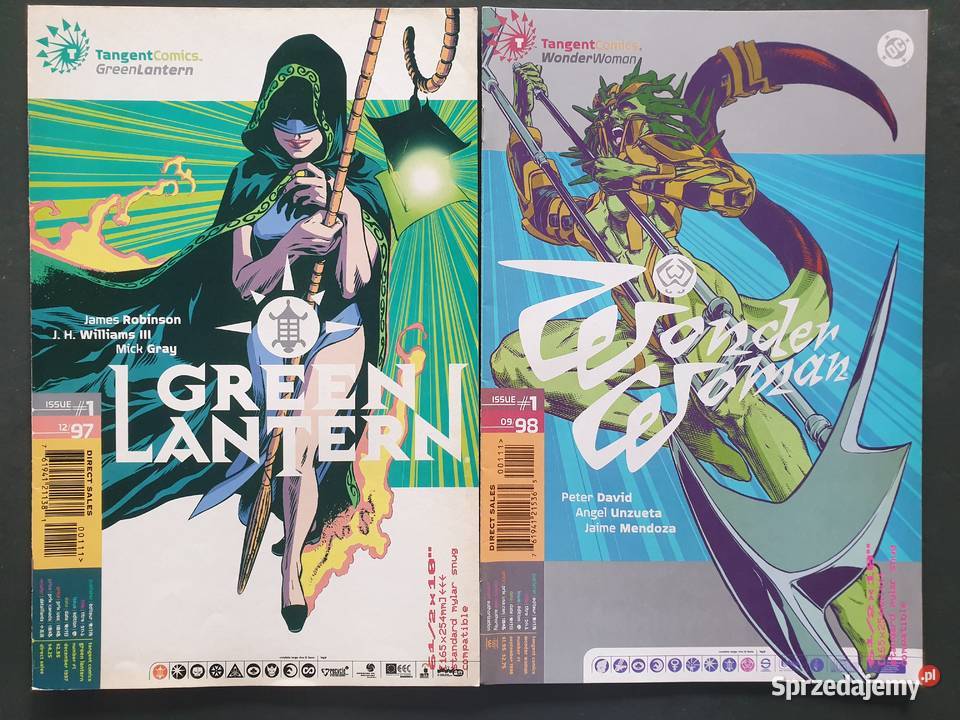 Zestaw 18 oryginalnych komiksów USA Tangent Gdynia