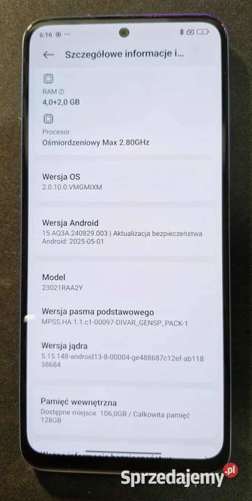 Redmi Note 12 5G Dual SIM Ice Blue 128 GB i 4 GB Łódź