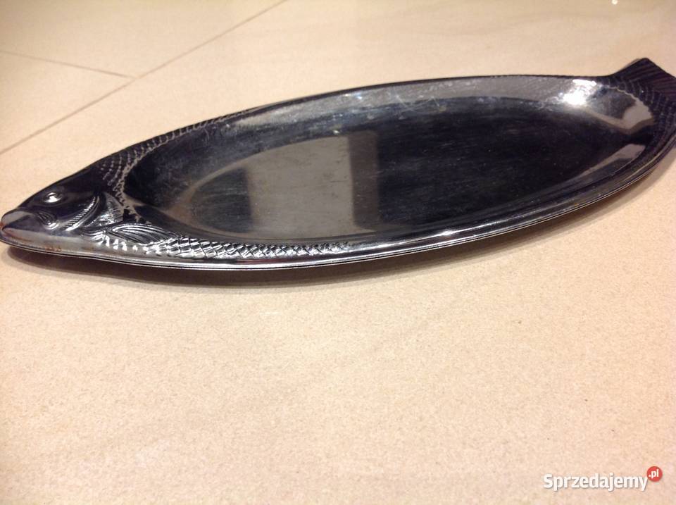 Metalowy Talerz Ryba Nowa Sól