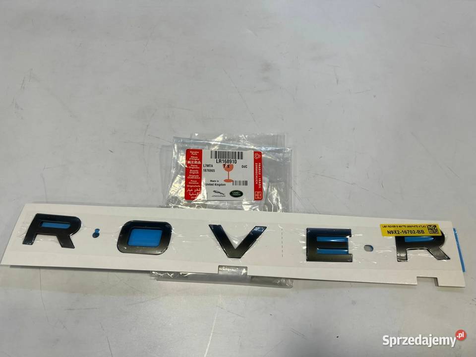 Emblemat znaczek Range Rover na maskę NOWY osobowe Zagórowa