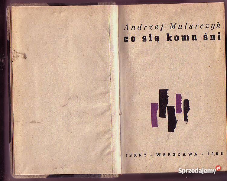5384 CO SIĘ KOMU ŚNI ANDRZEJ MULARCZYK Książki i Podręczniki