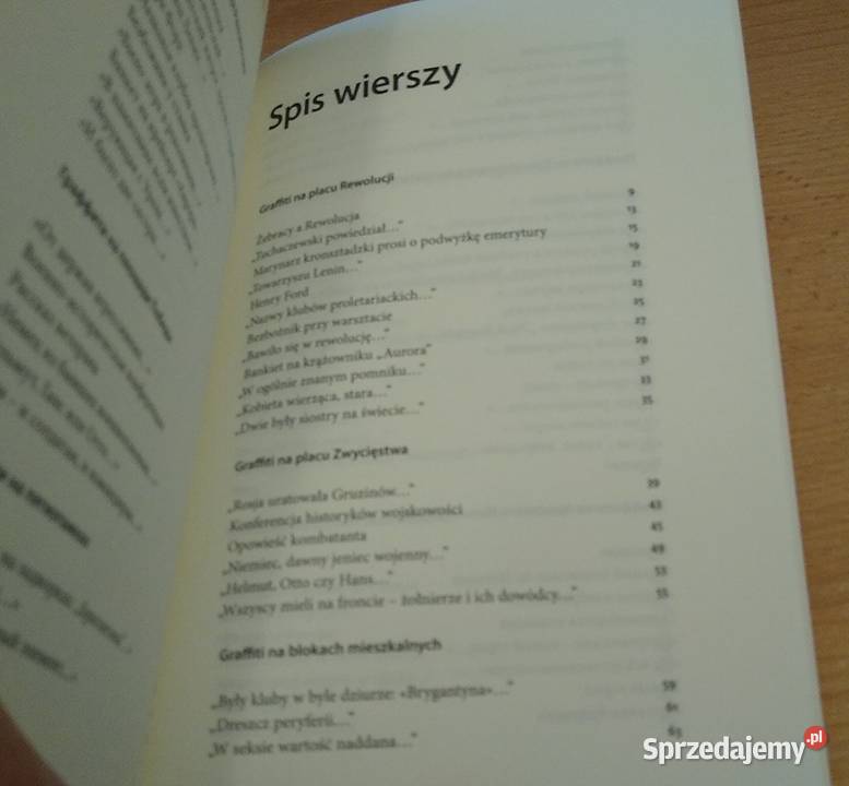 Graffiti Siergiej Stratanowski poezja