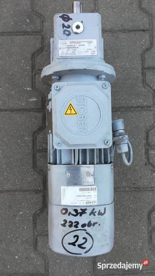 Motoreduktor 037 kw222 obr Leszno