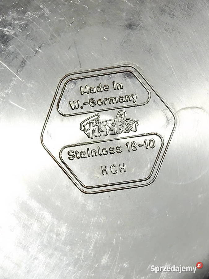 Szybkowar Fissler 24 L stal nierdzewna 1810 Made Biłgoraj sprzedam