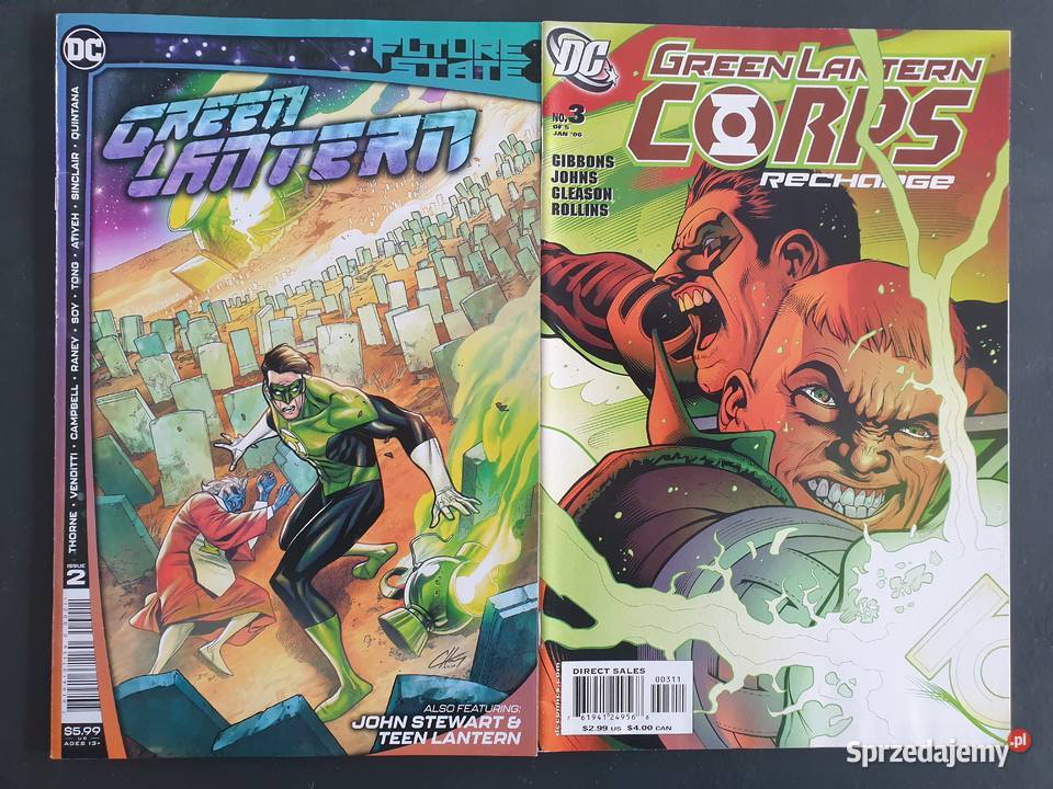 Green Lantern zestaw 13 oryginalnych komiksów DC Gdynia