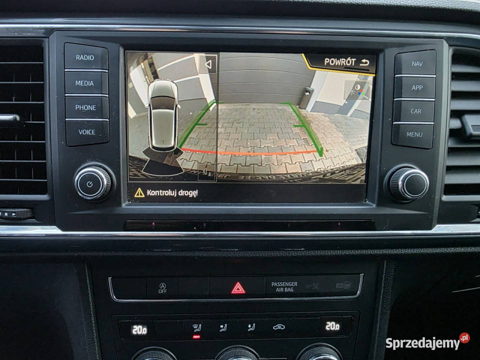 Seat Ateca kamera cofanianawigacjaopłacona Żabno