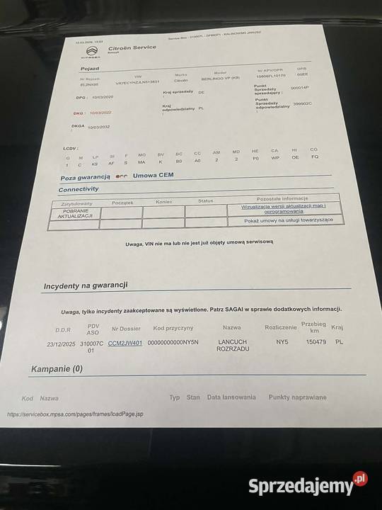 Citroen Berlingo 15 HDI Łódź