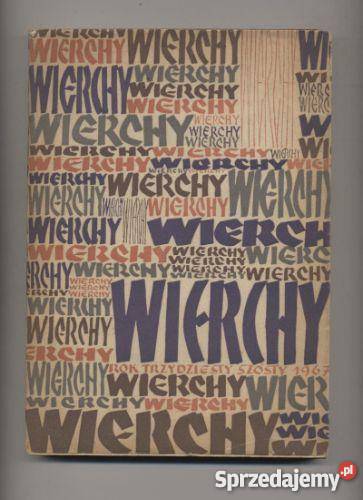 Wierchy 36 1967 przyroda, krajobrazy Szczecin