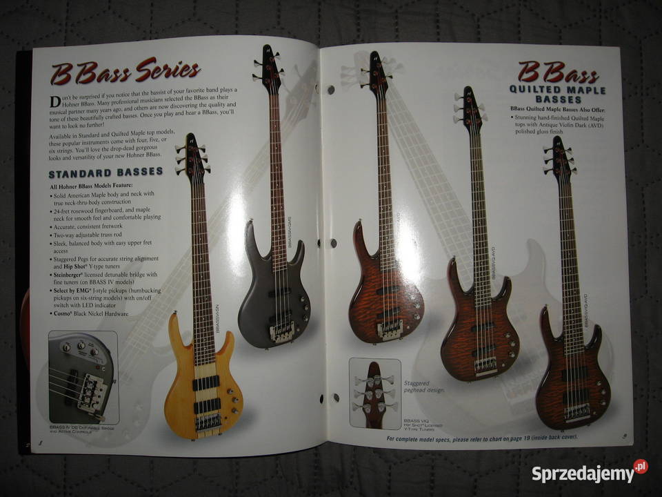 Hohner Electric Guitars Basses 2004 guitar Kępice