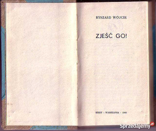 6187 ZJEŚĆ GO RYSZARD WÓJCIK literatura piękna - proza polska Czyrna