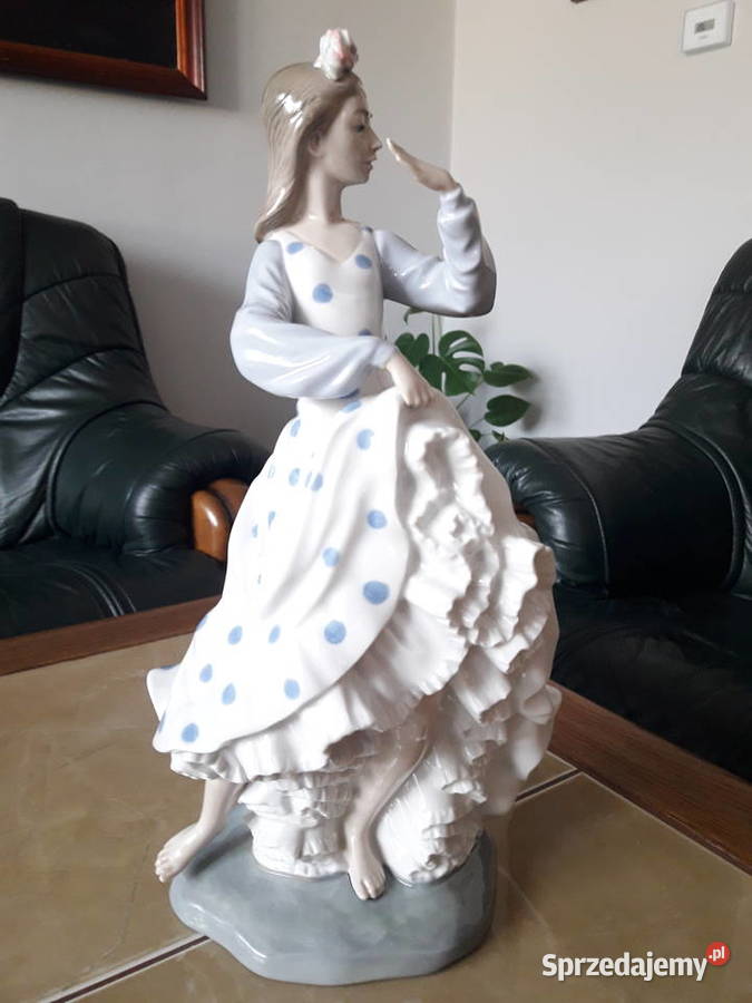 Figurka porcelanowa Bracia Lladro / tancerka flamenco 36 cm.