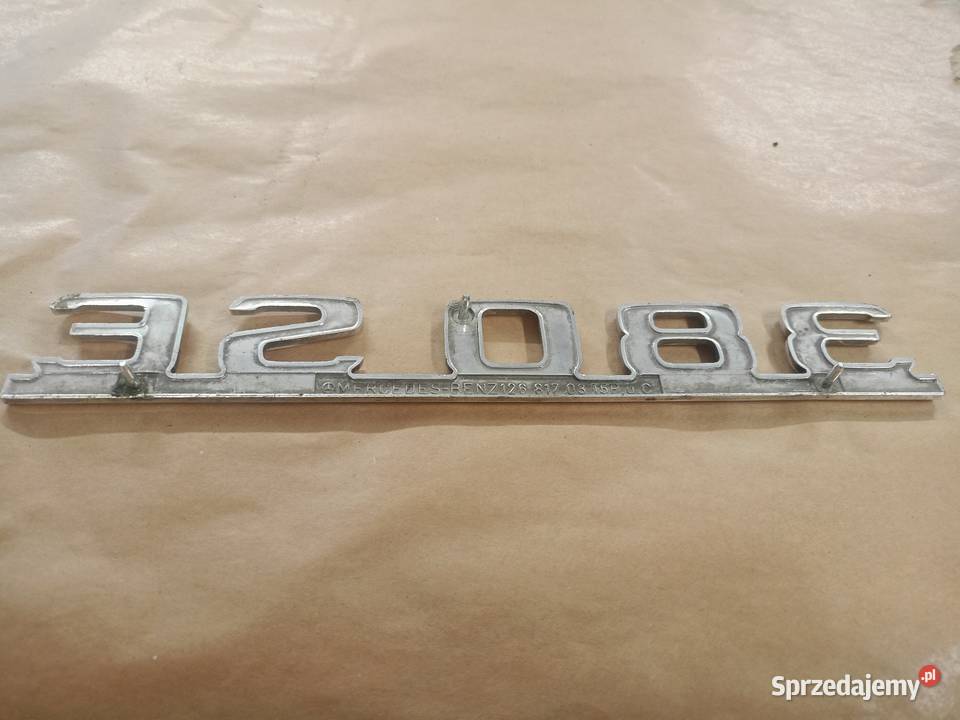 Emblemat 380 SE Mercedes W 126 oryginał Gorzów Śląski sprzedam
