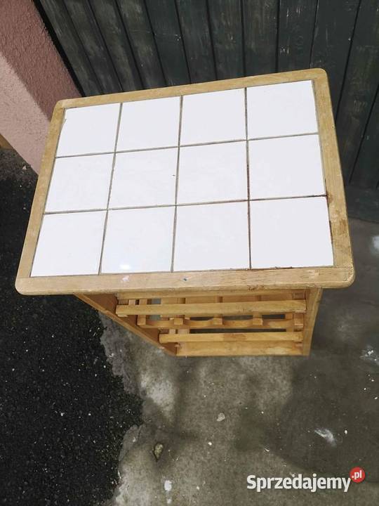 drewniana wyspa kuchenna kuchenny pomocnik Kraków sprzedam