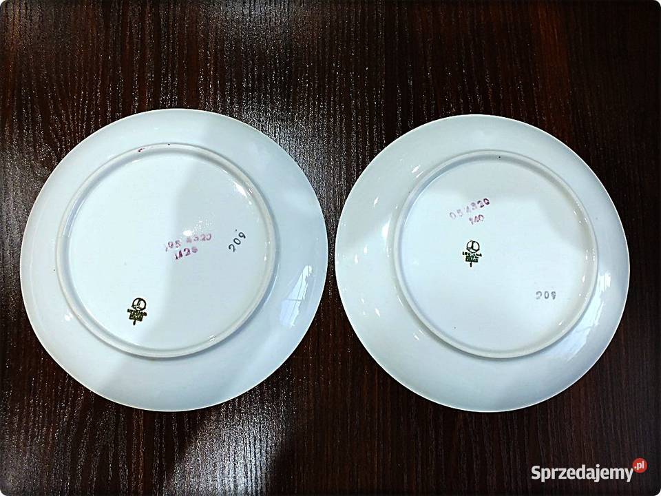 Talerz Talerze Lubiana 19 Motyw Róża i Złoty Żary