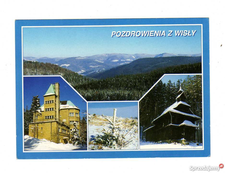 WISŁA CZARNE PANORAMA POCZTÓWKA Pocztówki i karty telefoniczne sprzedam