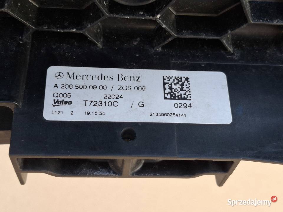 MERCEDES CKLASA W206 ŻALUZJA POWIETRZA Bieleń