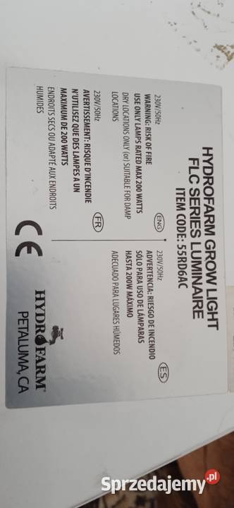 Hydro Farm Odbłyśnik Wentylowany Radiant Łódź