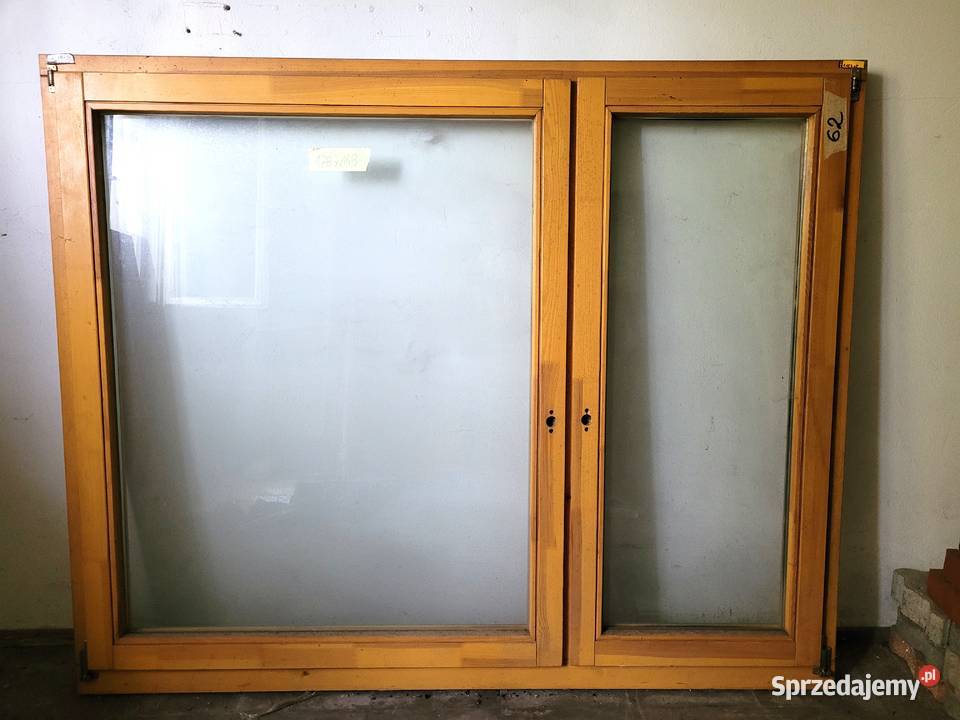 okno okna drewniane 178x143 dwuskrzydłowe 2