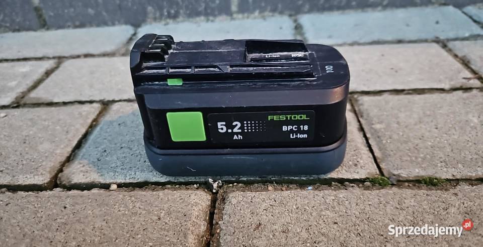 FESTOOL BPC 18 Lilon 52 Ah akumulator Akumulatory Myślibórz