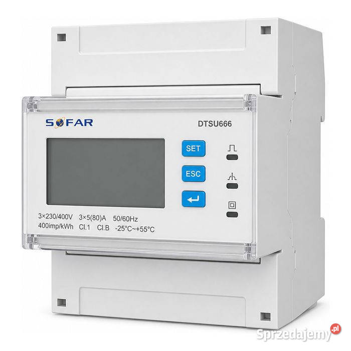 Sofar Smart Meter DTSU666 3fazowy 580A Akcesoria