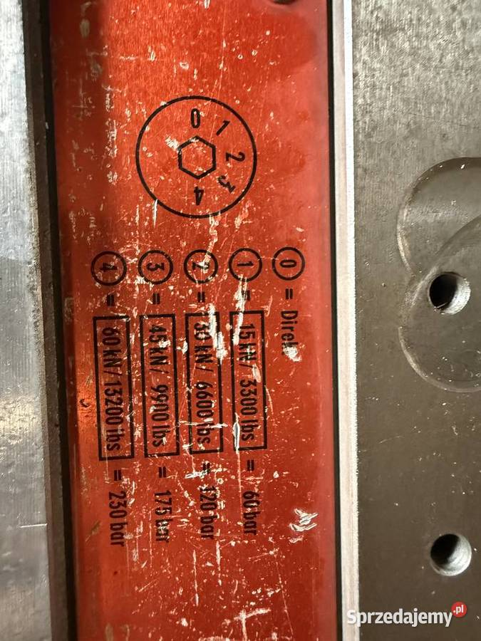 Imadło hydrauliczne maszynowe ALLMATIC NC 160 Tarnowskie Góry
