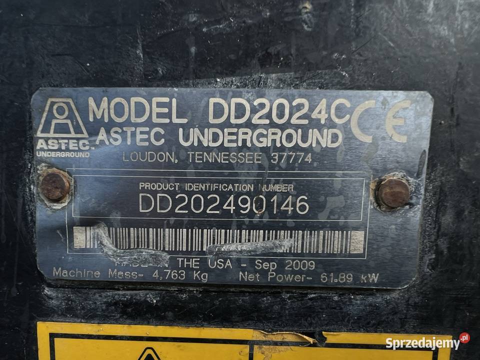 Wiertnica pozioma Astec DD2024C Zator