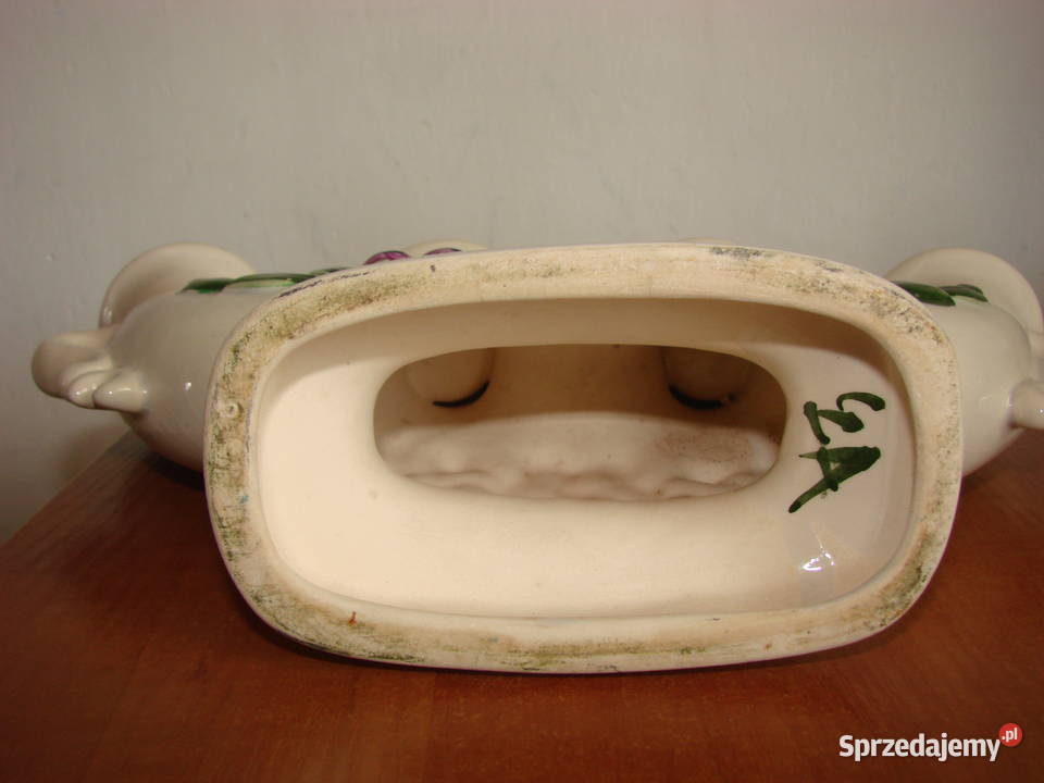 Rosa Ljung świecznik Porcelana i szkło Pruszcz Gdański