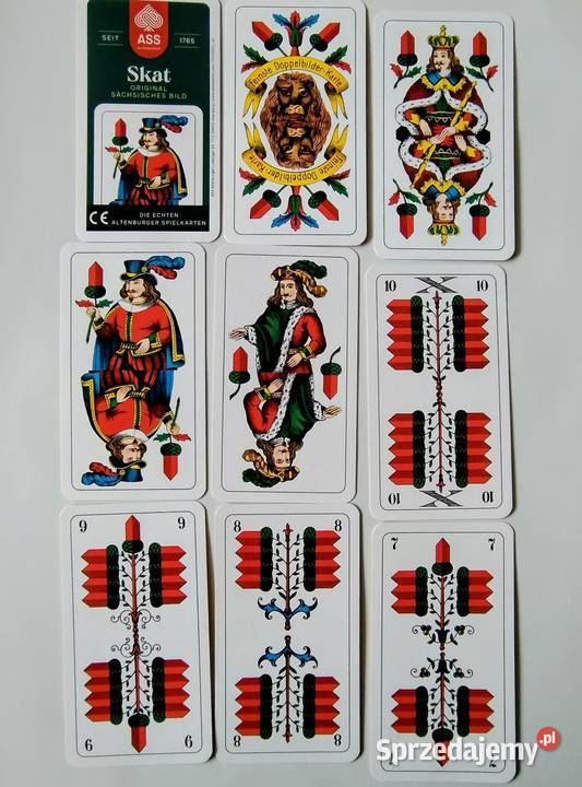 Karty do gry w skata śląskie Żory