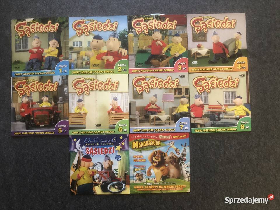 Sąsiedzi kolekcja bajek na VCD