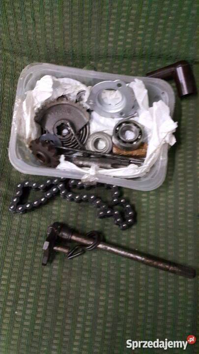 Części WSK wał kartery cylinder kosz sprzęgłowy