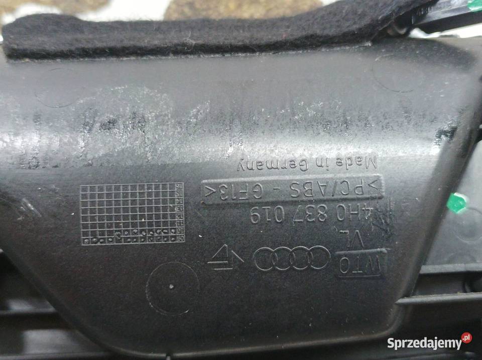 KLAMKA WEWNĘTRZNA LEWA TYŁ 4H0837019 Audi A8 III