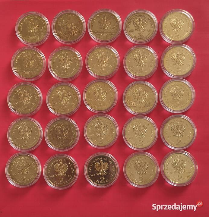 25 monet okolicznościowych 2 każda inna Lębork