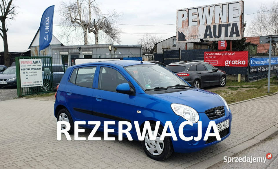 Kia Picanto Niski przebiegSprawna klimatyzacja niebieski śląskie Przyszowice sprzedam