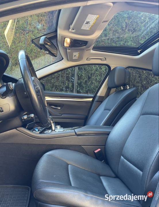 BMW F10 528ix xDrive automat skóry czarna serii Rok produkcji 2013 lubelskie Lublin