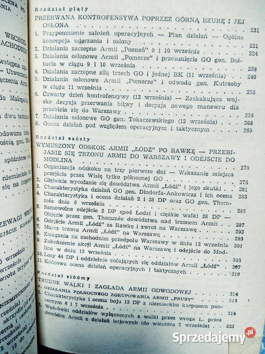 Kampania wrześniowa historia antykwariat szkolny mazowieckie Warszawa
