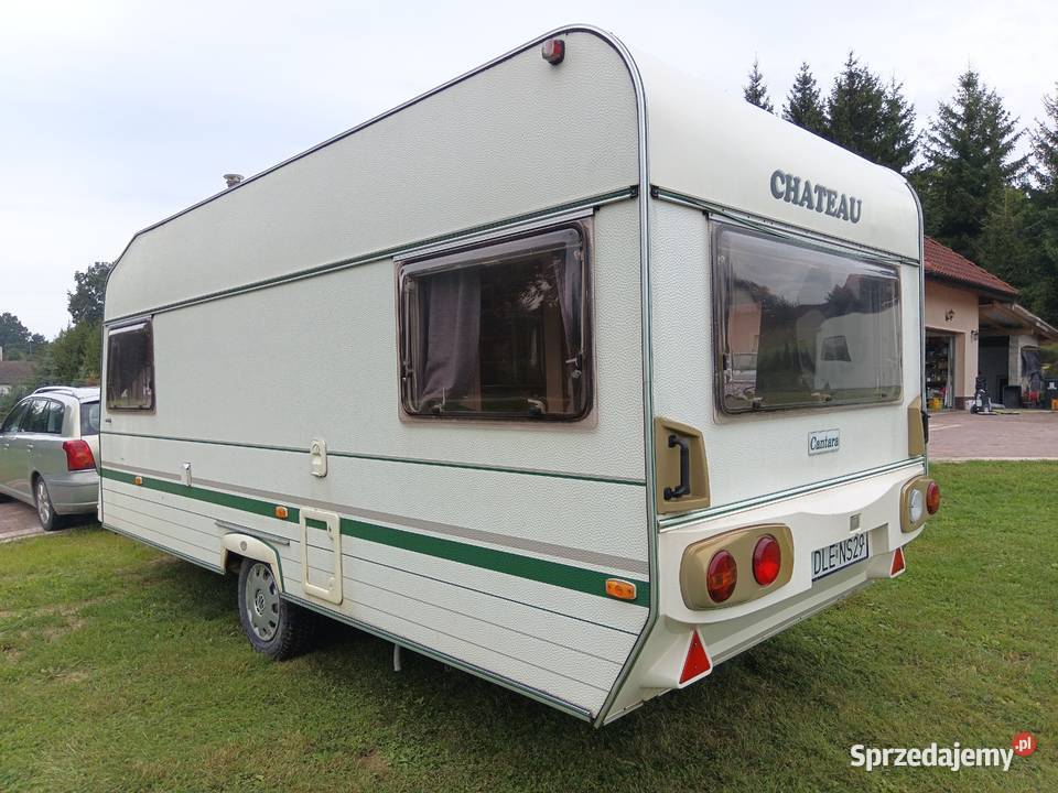 przyczepa kempingowa Chateau 495 kemping Kempingowe Chojnów