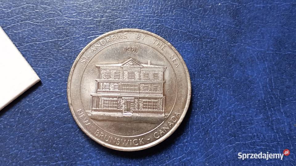 Stare monety 1 dolar 1981 Brunswick Kanada podkarpackie Lesko sprzedam