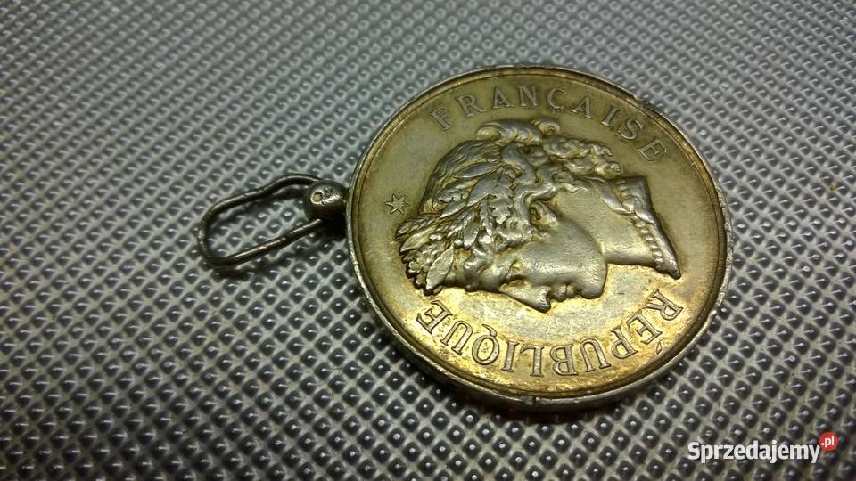 medal REPUBLIQUE FRANCAISE 1887r mazowieckie Warszawa