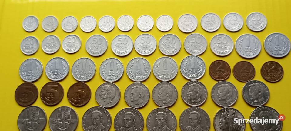 Stare monety 60 monet 1974 do 1988 PRL Polska Lesko sprzedam