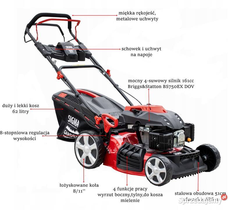 Mocna Kosiarka Spalinowa BRIGGSSTRATTON 51 z małopolskie Skawina sprzedam