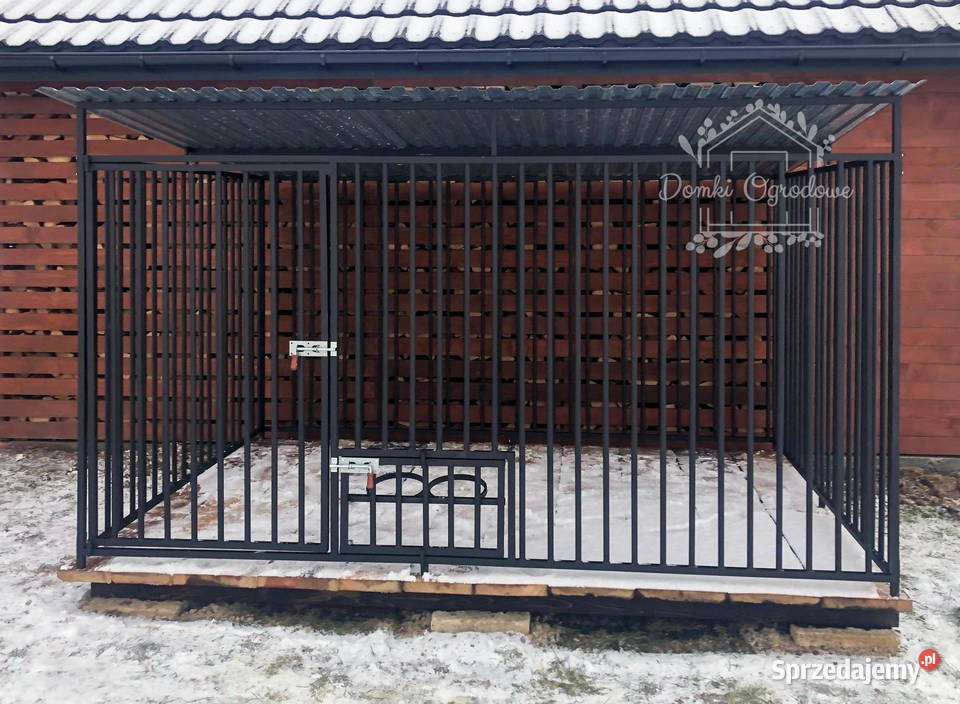 Kojec Psów 3x25m Drewniana podłoga Uchwyt na Zgorzelec